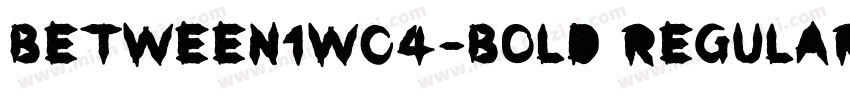 Between1W04-Bold Regular字体转换